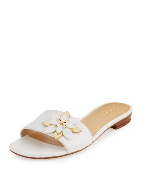 michael kors heidi slide|Michael Kors ladies slides.